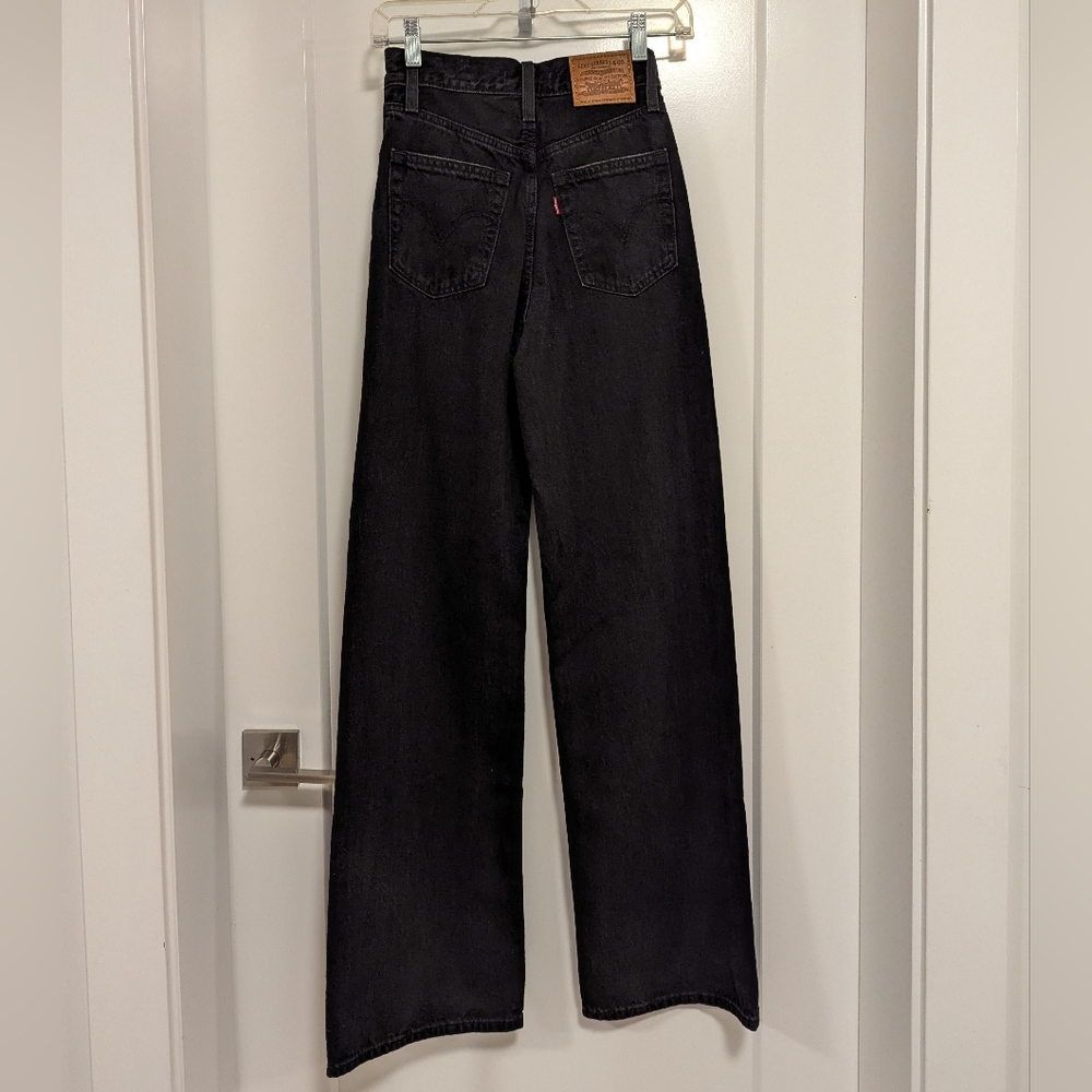 Levi's Black Flare & Wide Leg Jeans - Picture 6 of 15